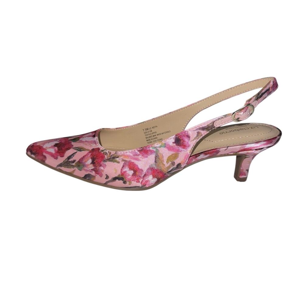 liz claiborne keith women pointed closed toe stiletto heel pumps shoes SZ/ 7.5 M - Picture 7 of 13